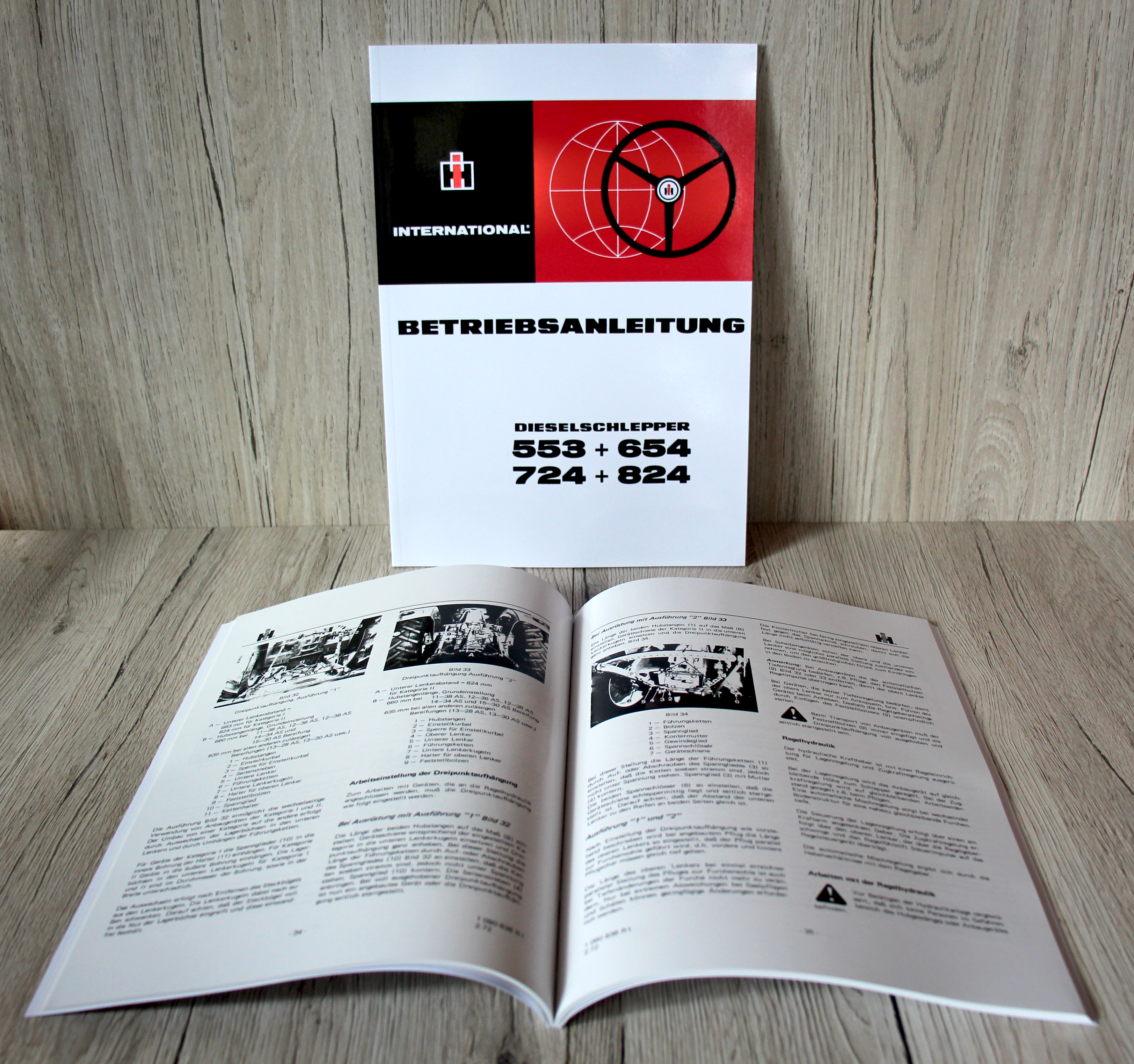 IHC 553 654 724 824 Bedienungsanleitung ab Bj 2.72