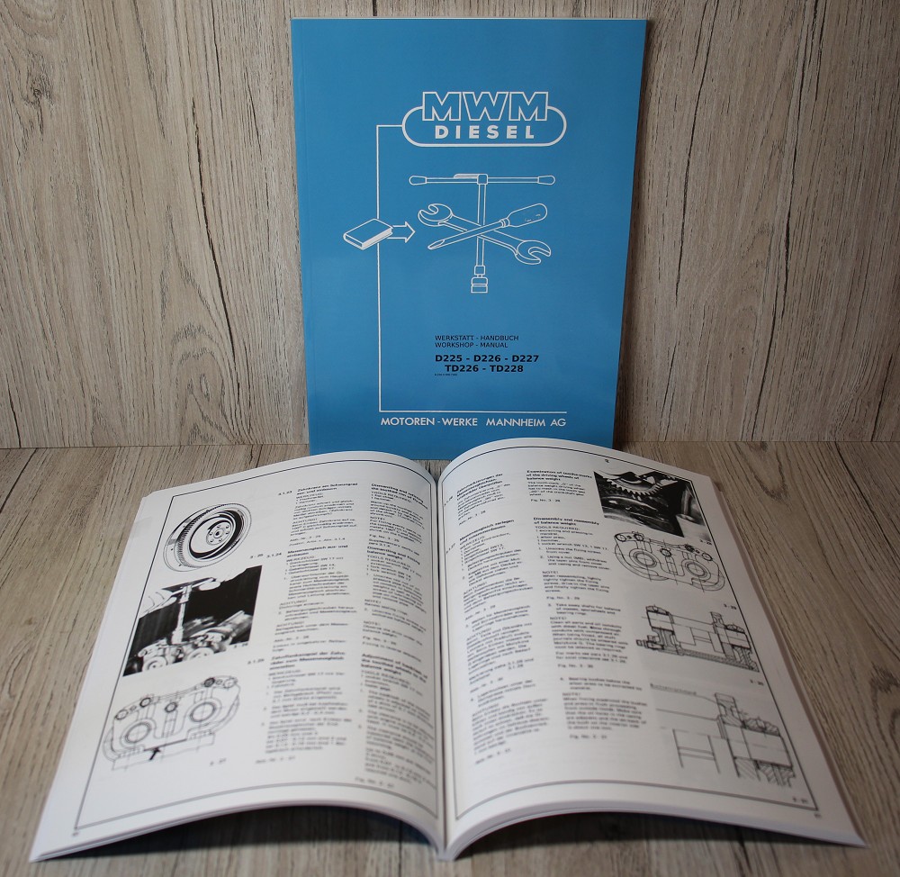 MWM Werkstatthandbuch Motor D225 D226 D227 TD226 TD228